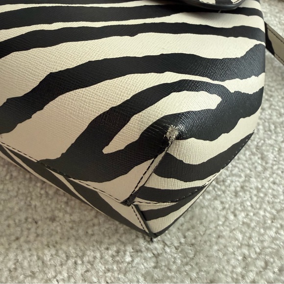 Mansur Gavriel Structured Leather Lady Bag Zebra
Shoulder Crossbody Satchel - Picture 10 of 12